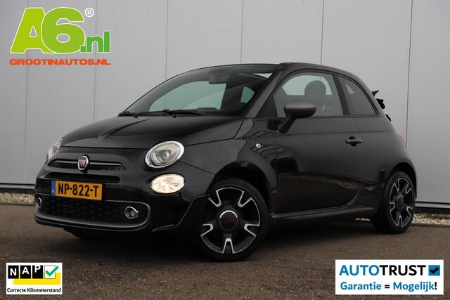 Fiat 500C 0.9 TwinAir Turbo Sport Schuifdak Half Leder 16 inch LMV Beats Audio Navigatie Climate Cruise Control Parkeersensor