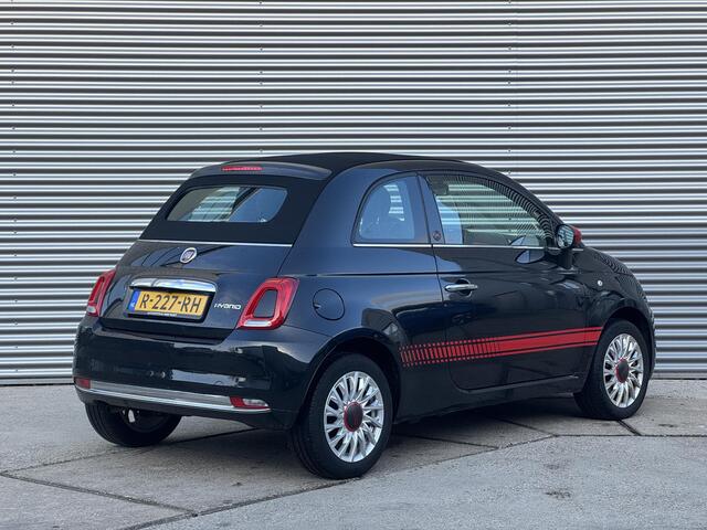 Fiat 500C 1.0 Hybrid RED Cabrio | 18.646km! | Leuke uitvoering | | Camera