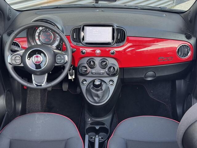 Fiat 500C 1.0 Hybrid RED Cabrio | 18.646km! | Leuke uitvoering | | Camera