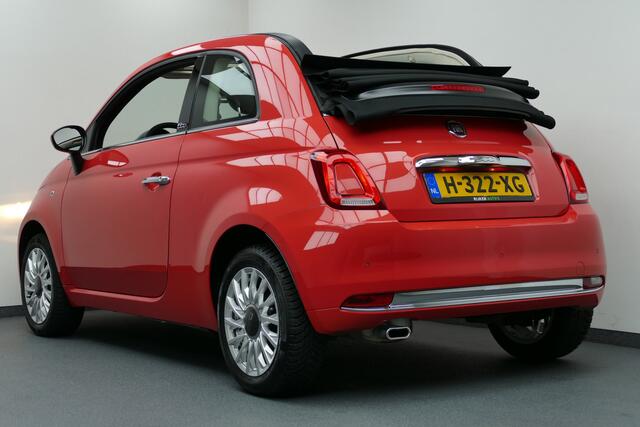 Fiat 500C 1.2 Clima, Cruise, Park Sensors, 15"LM Velgen All Season Banden