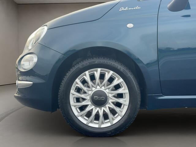 Fiat 500C 1.0 Hybrid Dolcevita 2023 BLAUW | Cabrio | Climate Control | Dis