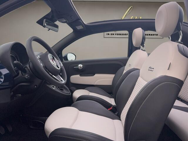 Fiat 500C 1.0 Hybrid Dolcevita 2023 BLAUW | Cabrio | Climate Control | Dis