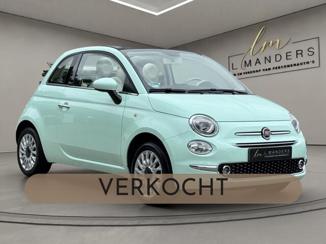 Fiat 500C 1.2 Lounge 2018 MINT GROEN | Cabriolet | Climate Control