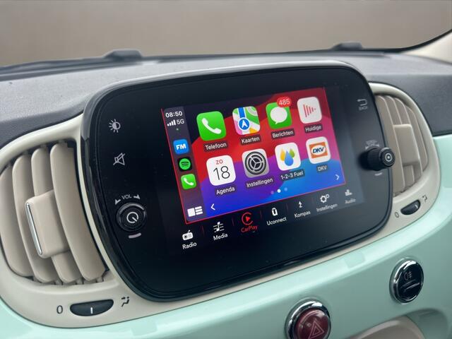 Fiat 500C 1.2 Lounge 2018 MINT GROEN | Cabriolet | Climate Control