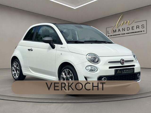 Fiat 500C 1.0 Hybrid Sport 2022 WIT | Cabrio | Leder | Display