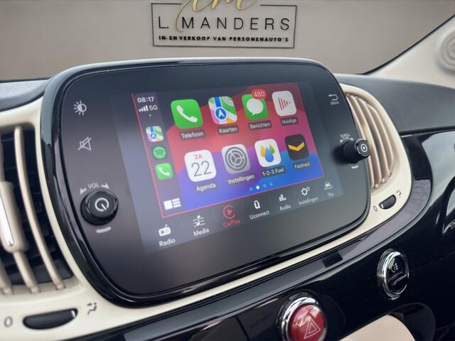 Fiat 500C 0.9 TwinAir T Lounge 2018 ZWART | Cabrio | Benzine | 3-deurs | D