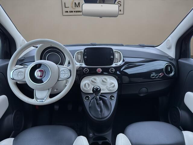 Fiat 500C 1.0 Hybrid Dolcevita 2021 ZWART | Cabrio | Apple CarPlay