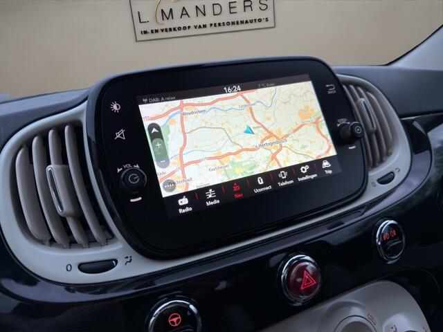 Fiat 500C 1.0 Hybrid Dolcevita 2021 ZWART | Cabrio | Apple CarPlay