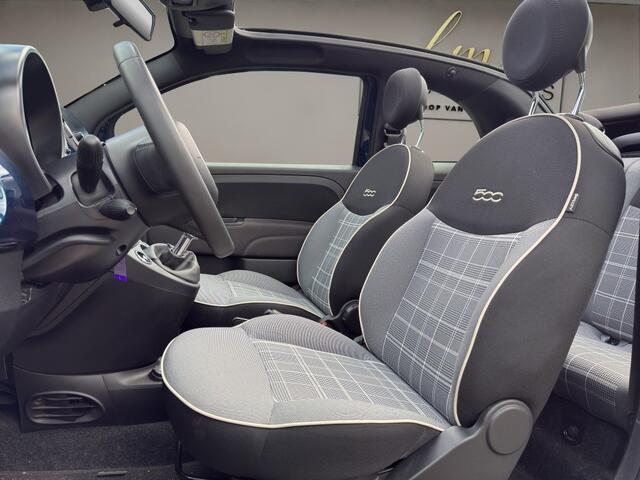 Fiat 500C 1.2 Lounge 2019 BLAUW | Cabriolet | Apple CarPlay | Airco