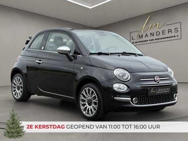 Fiat 500C 1.2 Mirror 2019 ZWART | Cabriolet | Climate Control | Apple CarP