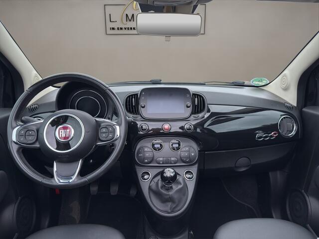 Fiat 500C 1.2 Mirror 2019 ZWART | Cabriolet | Climate Control | Apple CarP