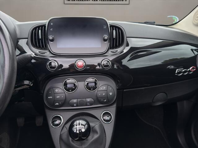 Fiat 500C 1.2 Mirror 2019 ZWART | Cabriolet | Climate Control | Apple CarP