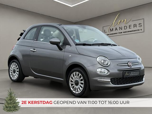 Fiat 500C 1.0 Hybrid Dolcevita 2022 GRIJS | Cabriolet | Leder | Airco