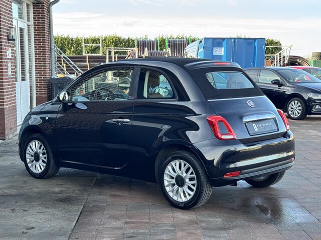 Fiat 500C 0.9 TwinAir Turbo Popstar | NAP | Vol Leer! | Cruise | Rijklaar + Nieuwe apk
