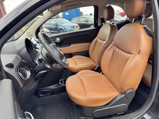 Fiat 500C 0.9 TwinAir Turbo Popstar | NAP | Vol Leer! | Cruise | Rijklaar + Nieuwe apk