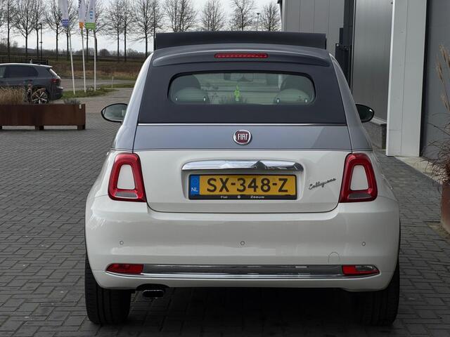 Fiat 500C 0.9 TA T Collezi. CABRIO ORG NL LAGE KMSTAND NAVI LEDER LED