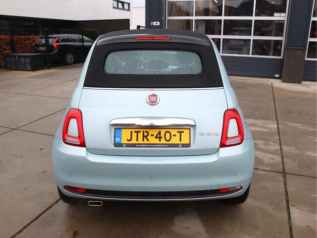 Fiat 500C 1.0 Hybrid Cabrio Carplay, Vitueel, Clima, Cruise Nieuwstaat! Prijspakker!