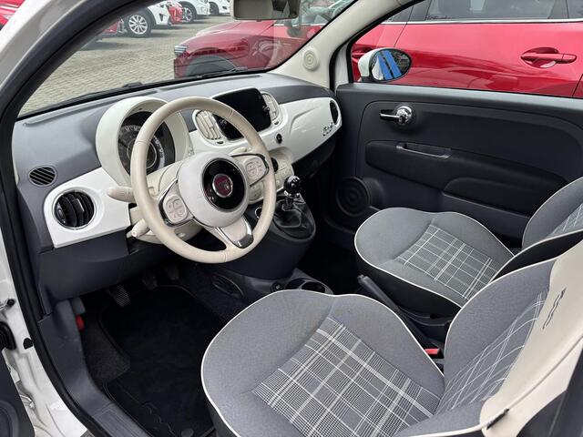 Fiat 500C 0.9 TwinAir 80PK Turbo Lounge , Cabrio, Clima, Cruise, Navi, Bluetooth, LMV 17 Inch