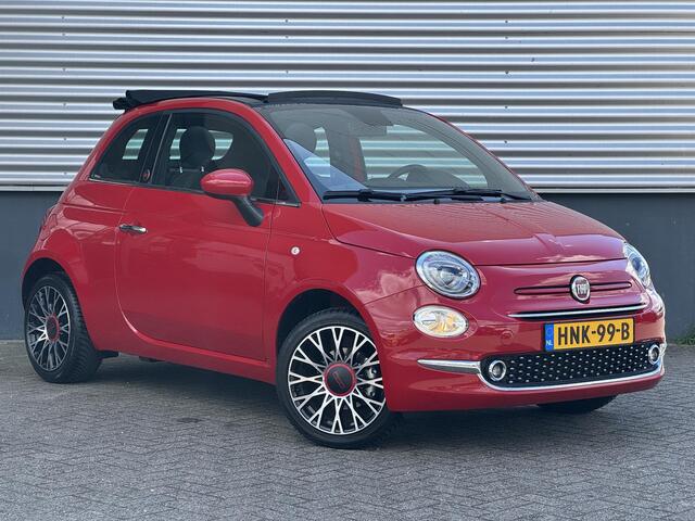 Fiat 500C Cabio RED 1.0 Hybrid 70pk | NAVI | CLIMA | DAB+ | 16" LM-VELGEN | APPLE CARPLAY / ANDROID AUTO |