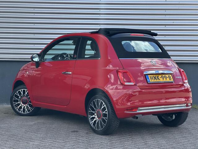 Fiat 500C Cabio RED 1.0 Hybrid 70pk | NAVI | CLIMA | DAB+ | 16" LM-VELGEN | APPLE CARPLAY / ANDROID AUTO |
