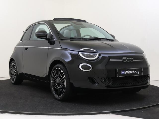 Fiat 500C La Prima 42 kWh FULL OPTIONS !!! Leder + stoelverwarming + JBL geluidsinstallatie