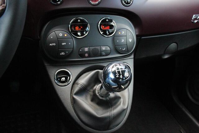 Fiat 500C 1.2 Star | Leder | Navigatie | Climate Control | Parkeer sensoren | Digitale Cockpit | Cruise control | LMV 16"