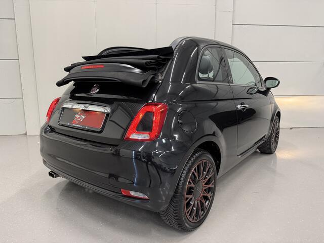 Fiat 500C 1.2 Edition "120th" LED/CARPLAY/VIRTUAL/16"COPPER/MF-STUUR/ECC/CRUISE/PARKEERSENSOREN/BLACK ALL BLACK/NIEUWSTAAT