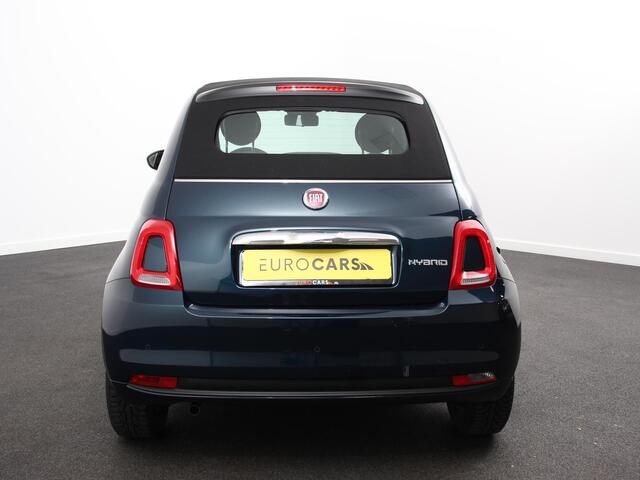 Fiat 500C 1.0 Hybrid Vita Cabrio Airco LED Parkeersensoren achter Cruise control Radio Apple Carplay/ Android Auto