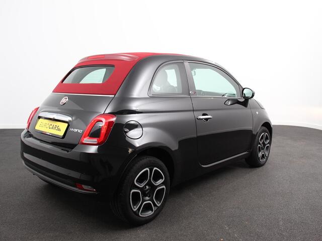 Fiat 500C 1.0 Hybrid Club Cabrio Airco LED Parkeersensoren achter Cruise control Radio Apple Carplay/ Android Auto