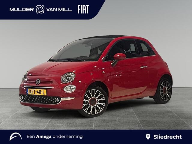 Fiat 500C Cabrio RED 1.0 Hybrid 70pk | CLIMA | NAVI | PARKEERHULP | CRUISE CONTROL | 16" LM-VELGEN | APPLE CARPLAY / ANDROID AUTO | DAB+