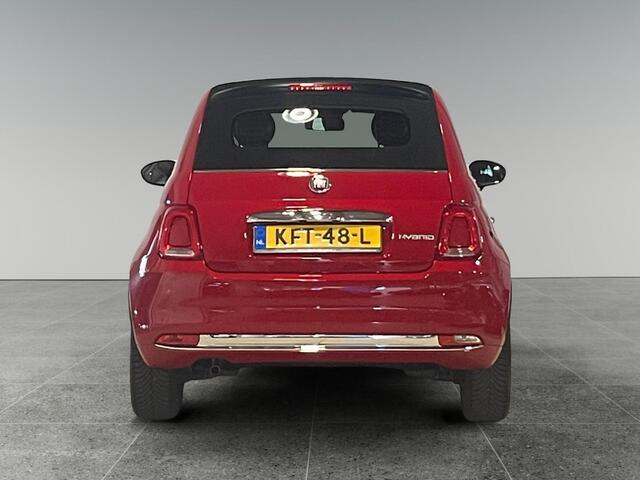 Fiat 500C Cabrio RED 1.0 Hybrid 70pk | CLIMA | NAVI | PARKEERHULP | CRUISE CONTROL | 16" LM-VELGEN | APPLE CARPLAY / ANDROID AUTO | DAB+