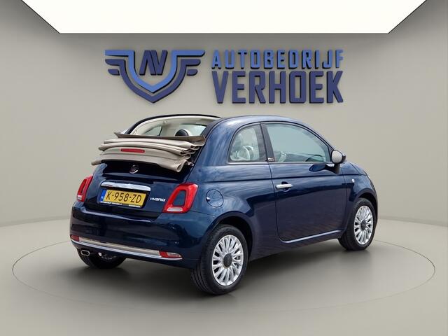 Fiat 500C 1.0 Hybrid Dolcevita Cabrio - NL Auto - Cruise Control