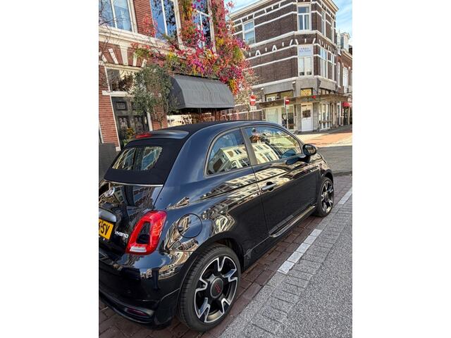 Fiat 500C SUPER NETTE /1.0 Hybrid sport/CABRIO/NL-AUTO/1ste EIG/LEDER/BLACK