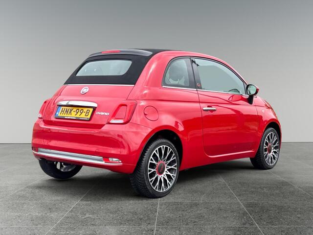 Fiat 500C Cabrio RED 1.0 Hybrid 70pk | NAVI | CLIMA | DAB+ | 16" LM-VELGEN | APPLE CARPLAY / ANDROID AUTO |