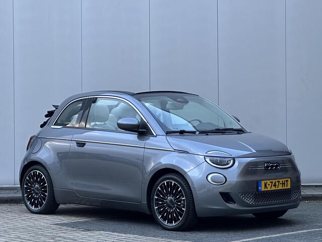 Fiat 500C La Prima 42 kWh l Leer l ACC l Lane Assist l Camera l CarPlay l