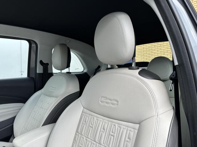 Fiat 500C La Prima 42 kWh l Leer l ACC l Lane Assist l Camera l CarPlay l
