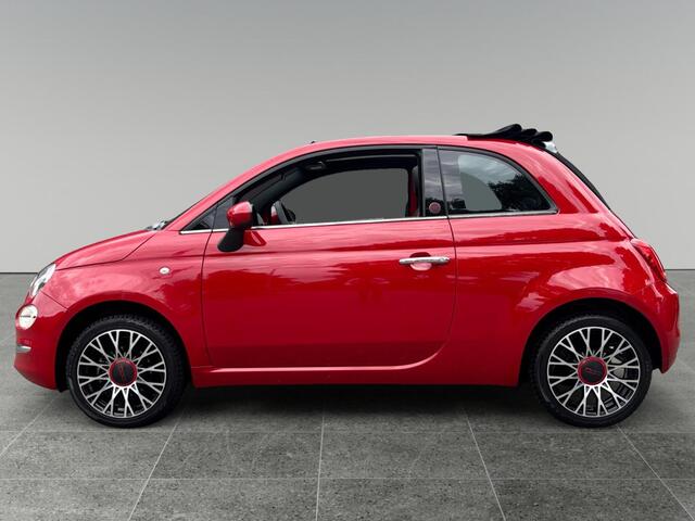 Fiat 500C Cabrio RED 1.0 Hybrid 70pk | CLIMA | NAVI | PARKEERHULP | CRUISE CONTROL | 16" LM-VELGEN | APPLE CARPLAY / ANDROID AUTO | DAB+ |