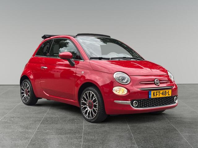 Fiat 500C Cabrio RED 1.0 Hybrid 70pk | CLIMA | NAVI | PARKEERHULP | CRUISE CONTROL | 16" LM-VELGEN | APPLE CARPLAY / ANDROID AUTO | DAB+ |