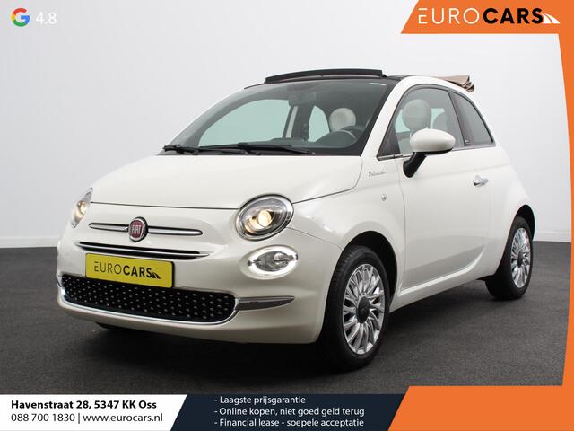 Fiat 500C 1.0 Hybrid Dolcevita Half lederen bekleding Climate control Cruise control Parkeersensoren achter Lichtmetalen velgen Apple Carplay/ Android Auto