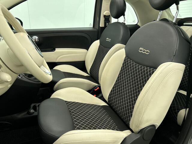 Fiat 500C 1.0 Hybrid Dolcevita Cabriolet Climate Control Sportstoelen Parkeersensoren achter Cruise Control DAB Lichtmetalen Velgen
