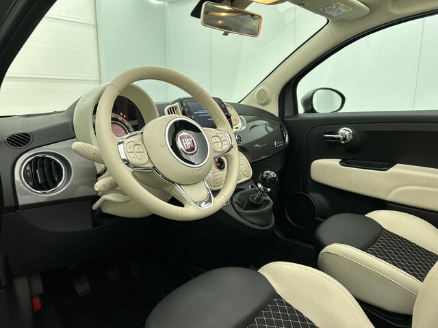 Fiat 500C 1.0 Hybrid Dolcevita Cabriolet Climate Control Sportstoelen Parkeersensoren achter Cruise Control DAB Lichtmetalen Velgen