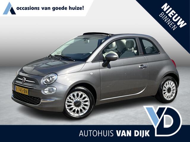 Fiat 500C 1.0 Hybrid Lounge | NL Auto/2e Eig./Voll.Historie/Airco/Cruise/15"/Apple CarPlay-Android Auto