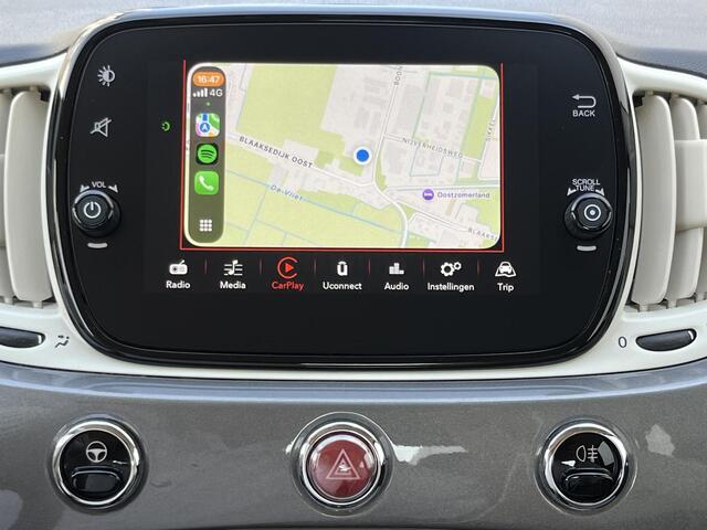 Fiat 500C 1.0 Hybrid Lounge | NL Auto/2e Eig./Voll.Historie/Airco/Cruise/15"/Apple CarPlay-Android Auto