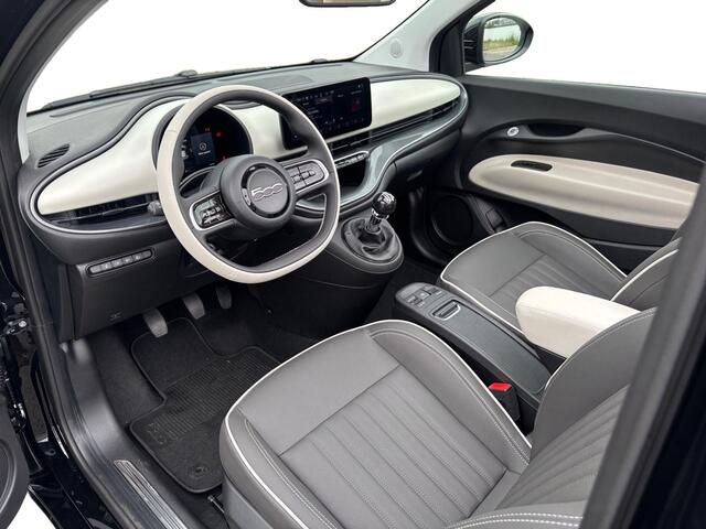 Fiat 500C La Prima 1.0 Hybrid 65pk | CLIMA | CAMERA | APPLE CARPLAY / ANDROID AUTO | STOELVERW. |