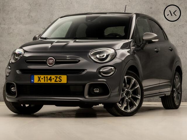 Fiat 500X 1.3 GSE Sport 150Pk Automaat (APPLE CARPLAY, GROOT NAVI, KEYLESS, STOELVERWARMING, CAMERA, LEDEREN SPORTSTOELEN, GETINT GLAS, LED KOPLAMPEN, ZWART HEMEL, NIEUWSTAAT)