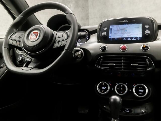 Fiat 500X 1.3 GSE Sport 150Pk Automaat (APPLE CARPLAY, GROOT NAVI, KEYLESS, STOELVERWARMING, CAMERA, LEDEREN SPORTSTOELEN, GETINT GLAS, LED KOPLAMPEN, ZWART HEMEL, NIEUWSTAAT)