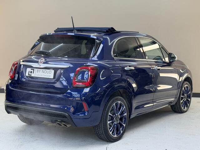 Fiat 500X 1.3 FireFly Turbo Yacht Club Capri, 150Pk, 2022, 2de eigenaar, Volledig leder, LED Koplampen, Stoel + stuurverwarming, Navigatie, Camera,