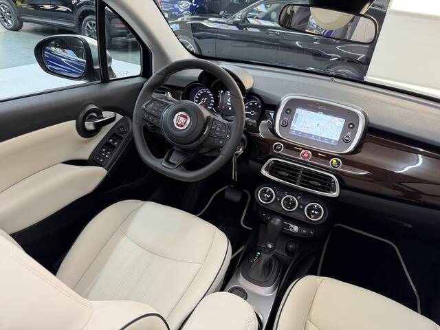 Fiat 500X 1.3 FireFly Turbo Yacht Club Capri, 150Pk, 2022, 2de eigenaar, Volledig leder, LED Koplampen, Stoel + stuurverwarming, Navigatie, Camera,