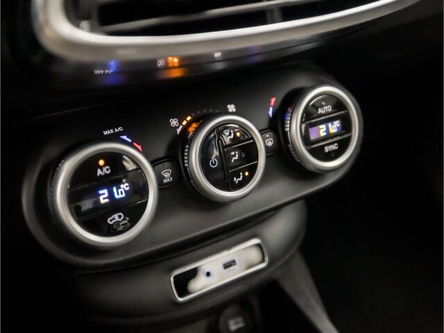 Fiat 500X 1.4 Turbo MultiAir PopStar 141Pk (NAVIGATIE, CLIMATE, GETINT GLAS, LEDER, SPORTSTOELEN, ELEK PAKKET, LM VELGEN, NIEUWSTAAT)