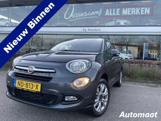 Fiat 500X 1.4 Turbo MultiAir PopStar Schuif/ kanteldak - Airco - Cruise control - Navigatie - Parkeersensor achter - All season banden - Stuur multifunctioneel - Bluetooth - Stuur leder - Mistlampen voor - Licht metalen velgen 1